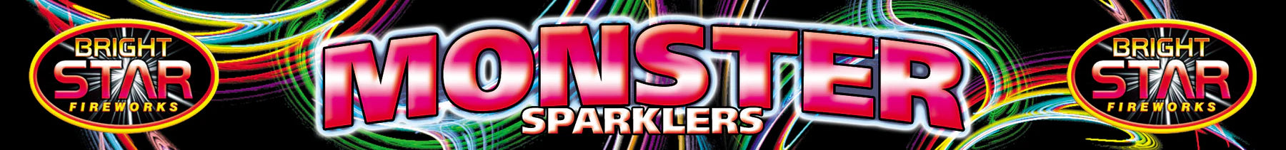 Monster 14"Inch Sparklers 4 piece pack (Low Noise)