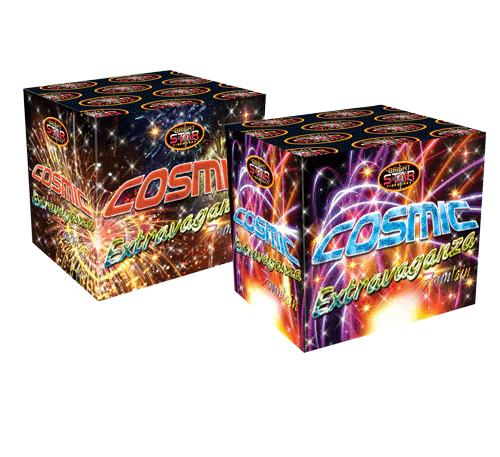 Cosmic Extravaganza Fountain Fireworks (Low Noise)
