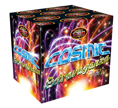 Cosmic Extravaganza Fountain Fireworks (Low Noise)