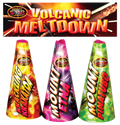 Volcanic Meltdown 3 piece Fountain Pack (Low Noise)