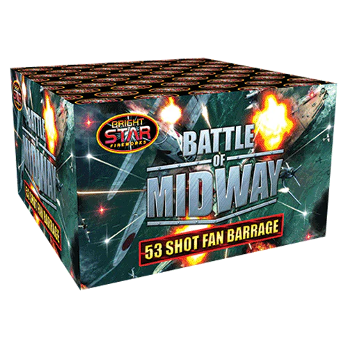 Battle of Midway 53 Shot Fan Barrage