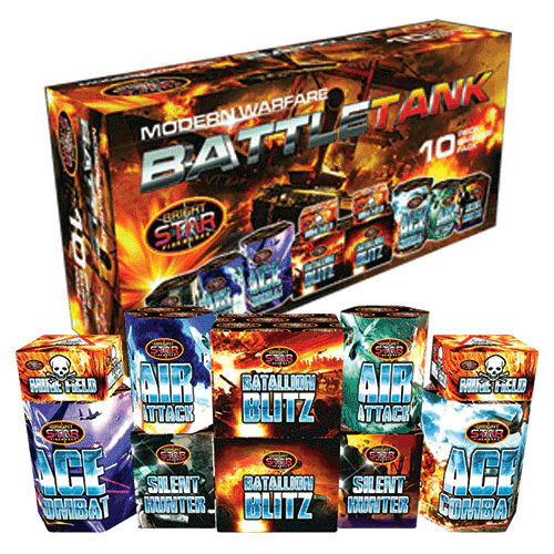 Battle Tank Barrage Pack - 10 piece