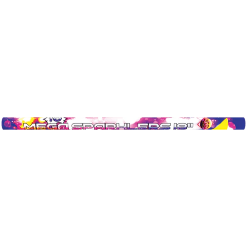 Mega Sparklers 18"Inch 10pce Tube (Low Noise)