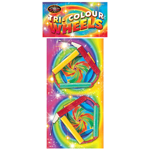 Tri Colour Wheel Pack - 2 piece (Low Noise)