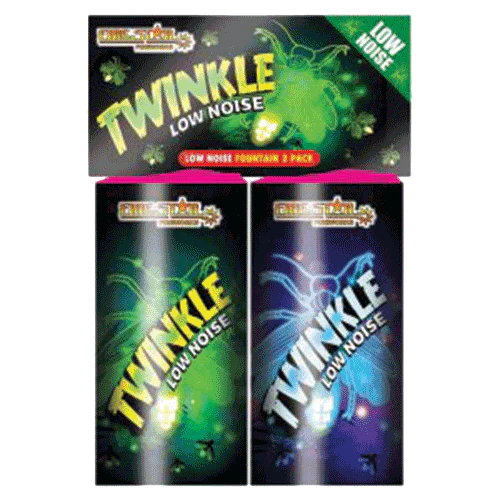 Twinkle Low Noise Fountain Pack - 2 piece (Low Noise)