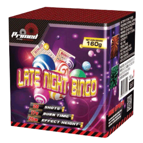 Late Night Bingo 20 Shot Barrage