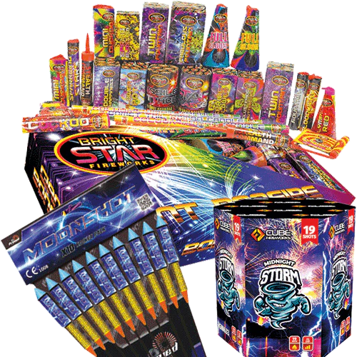 Giant Bonfire Bundle - Long Lasting - 37 piece