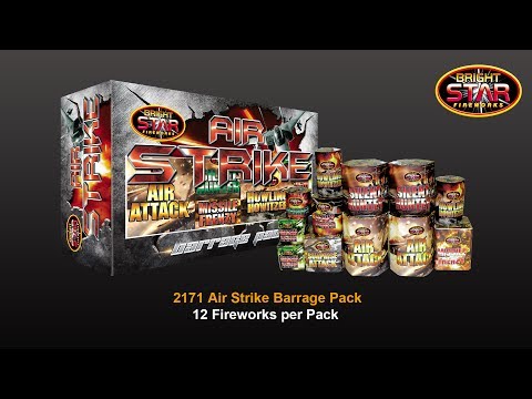 Air Strike Barrage Pack - 12 Piece | Online Fireworks Delivery