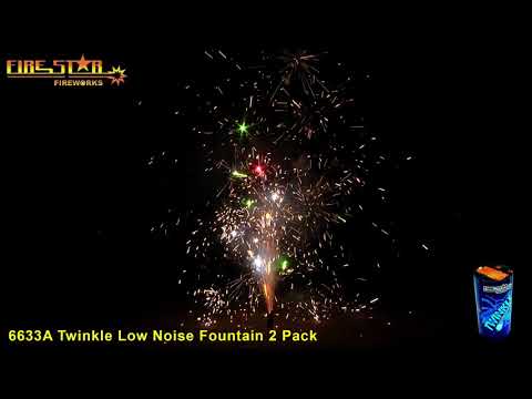 Twinkle Low Noise Fountain Pack - 2pce