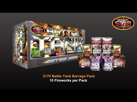 Battle Tank Barrage Pack - 10 piece