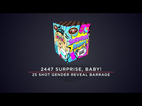 Surprise Baby Boy 25 Shot Gender Reveal Barrage
