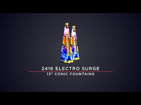 Electro Surge 13" Conic Fountain