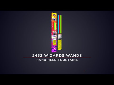 Wizard Wands 4 piece Handheld Fountain (Low Noise)